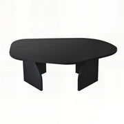 Tavolino in legno "Rock" 100 x 60 x 35 cm - Nero