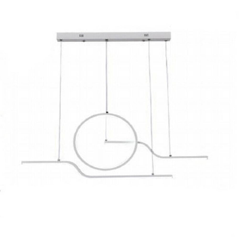 Trade Shop - Lampadario Led 32watt Lampada Stile Contemporaneo Moderno Luce 6500k 4000k A44-b - -bianco Naturale      -