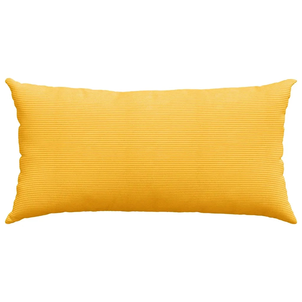 Cuscini da Divano 2 pcs Giallo Chiaro 80 x 40 cm