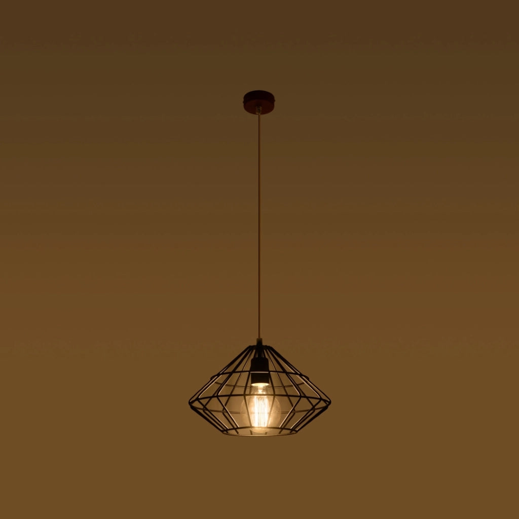 Lampada a sospensione UMBERTO nero