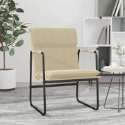 Sedia Lounge Crema 55x64x80 cm in Tessuto cod mxl 14143
