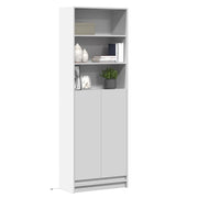 Credenza con LED Bianca 69x32,5x200 cm in Truciolato 3307905