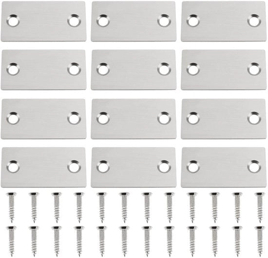 Copertura di Scatto Porta per Slot Porta - Set di 12 pezzi con Viti - 28x56.6mm