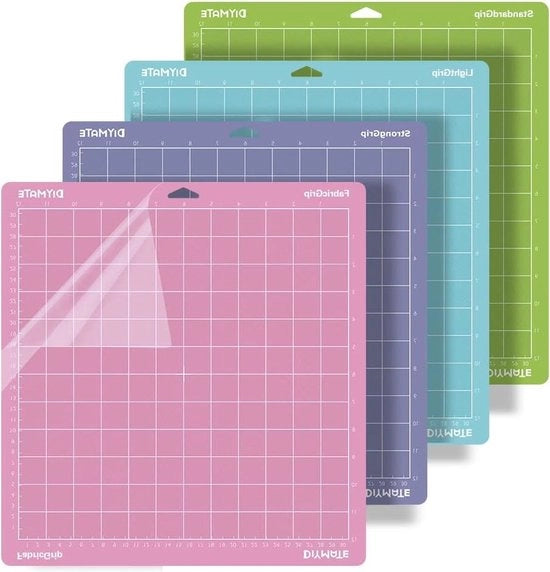 Set di tagliatrice da 4 pezzi per Cri-cut Explore Air 2 Silhouette CAMEO 4 | Mattoncini di taglio anti-slip autoadesivi | 305 x 305 cm
