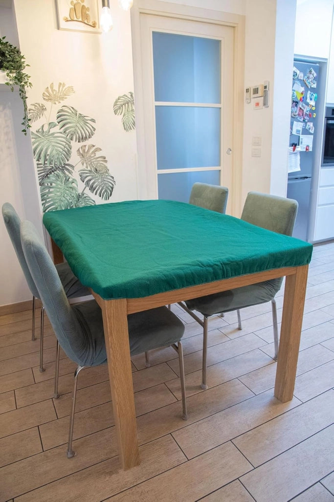 Copritavolo in feltro con elastico perimetrale, 120 x 160 cm, per tavoli 140/155 x 90/110 cm