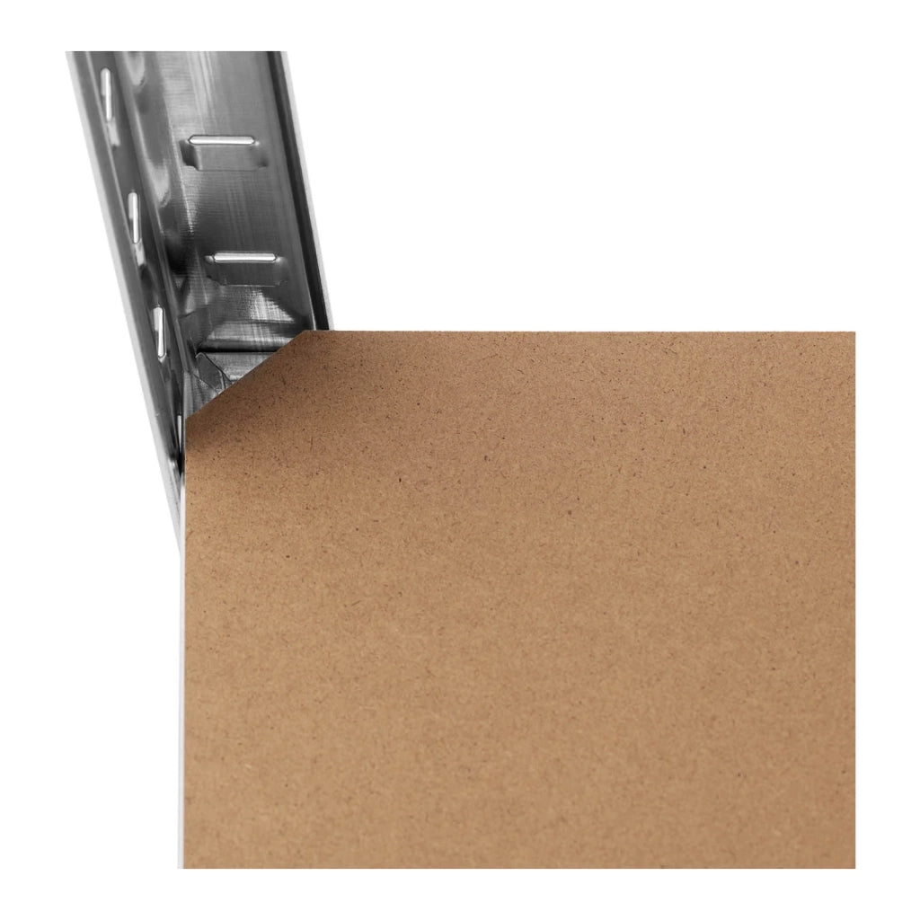 Ripiani per carichi pesanti 90 x 60 x 180 cm supporti 5 x 175 kg grigio 14_0008094