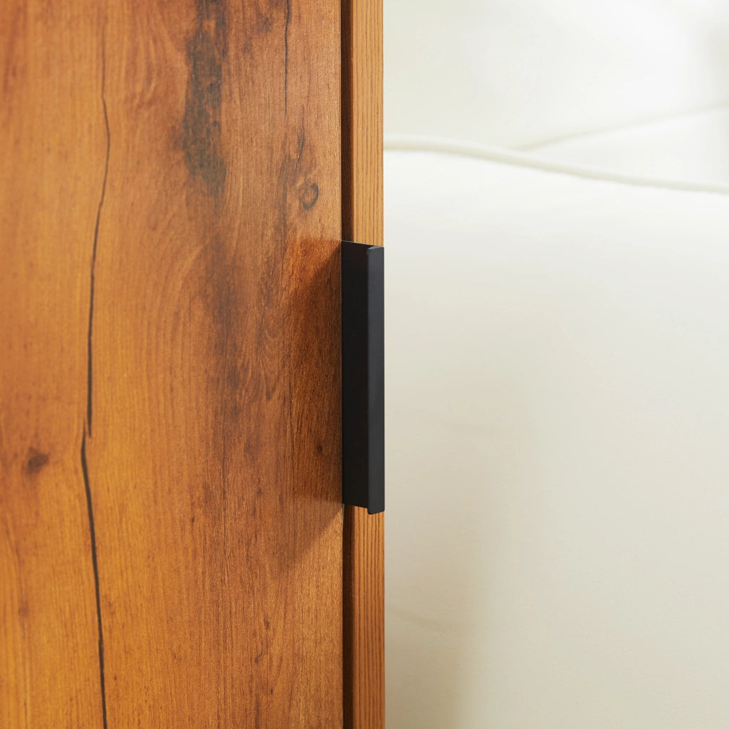 Consolle con armadietto e vano contenitore stile industriale per ingresso soggiorno e camera da letto 40 × 30 × 76 cm