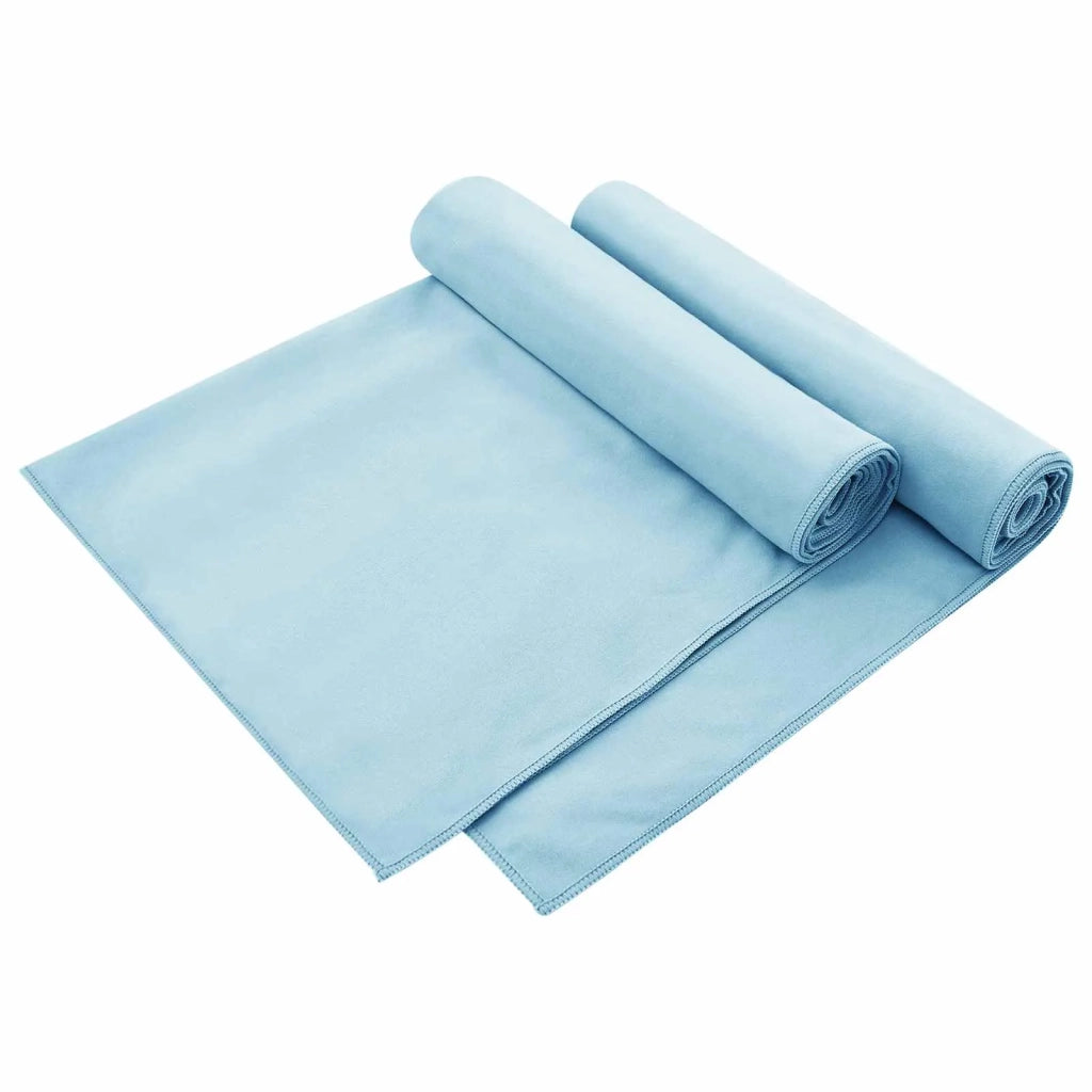 Asciugamani per Sedia Outdoor 2 pz | Teli per bagno Blu 130 x 60 cm