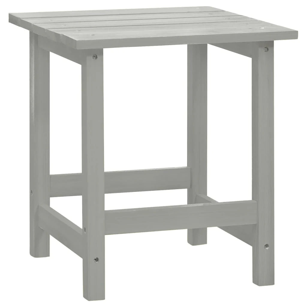 Sedia da giardino con tavolo in legno di abete grigio 02_0013329