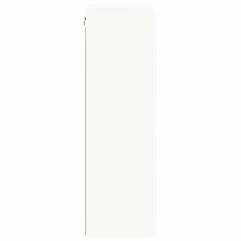 Mobile TV da parete Bianco 59,5 x 31 x 100 cm Legno multistrato