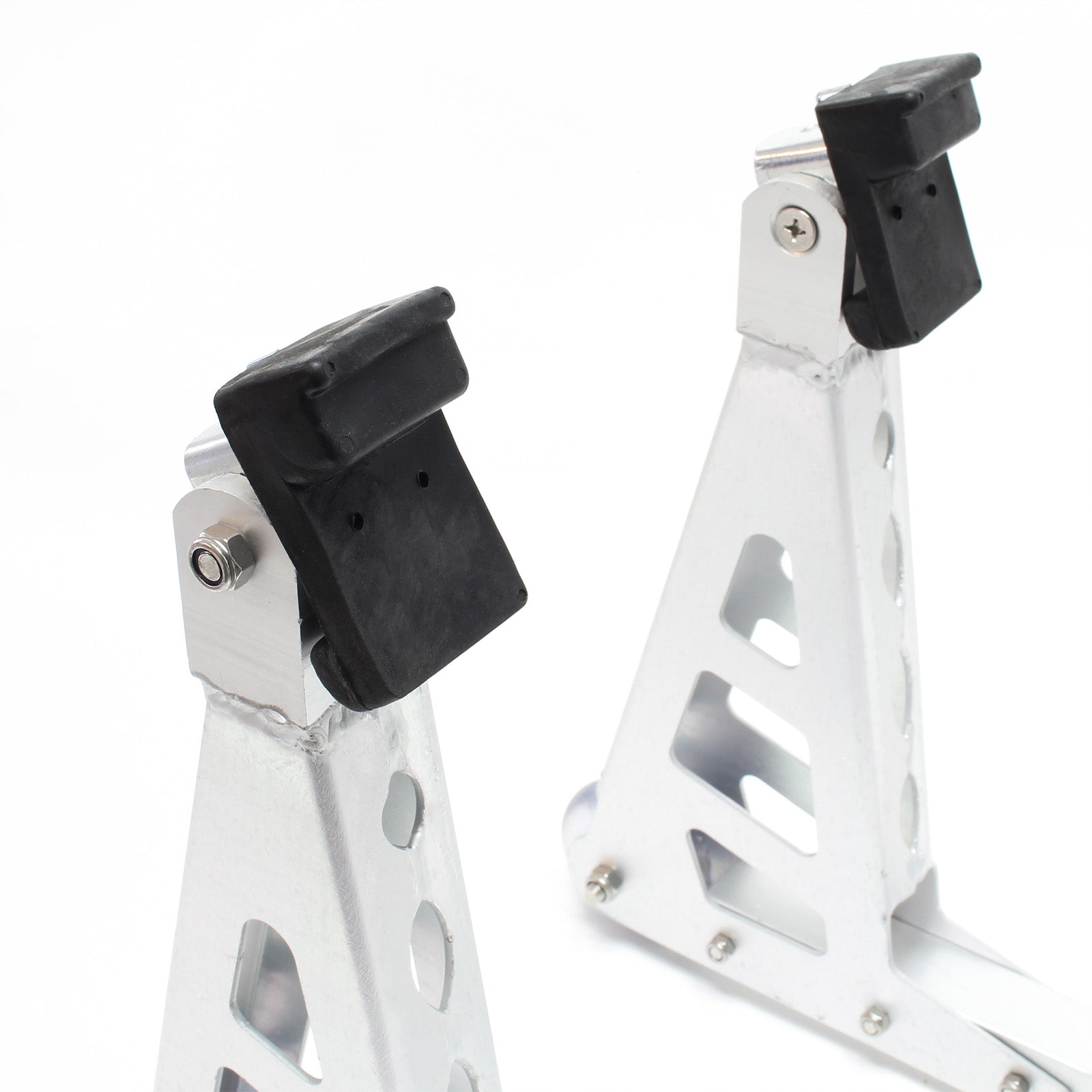 Cavalletto alzamoto universale Cavalletto per ruota anteriore moto Alluminio Bloccaruota