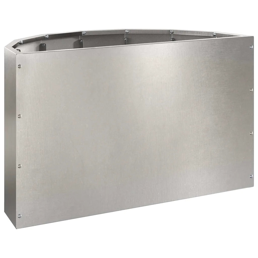 Fioriera Argento 60 x 30 x 35 cm Acciaio inossidabile