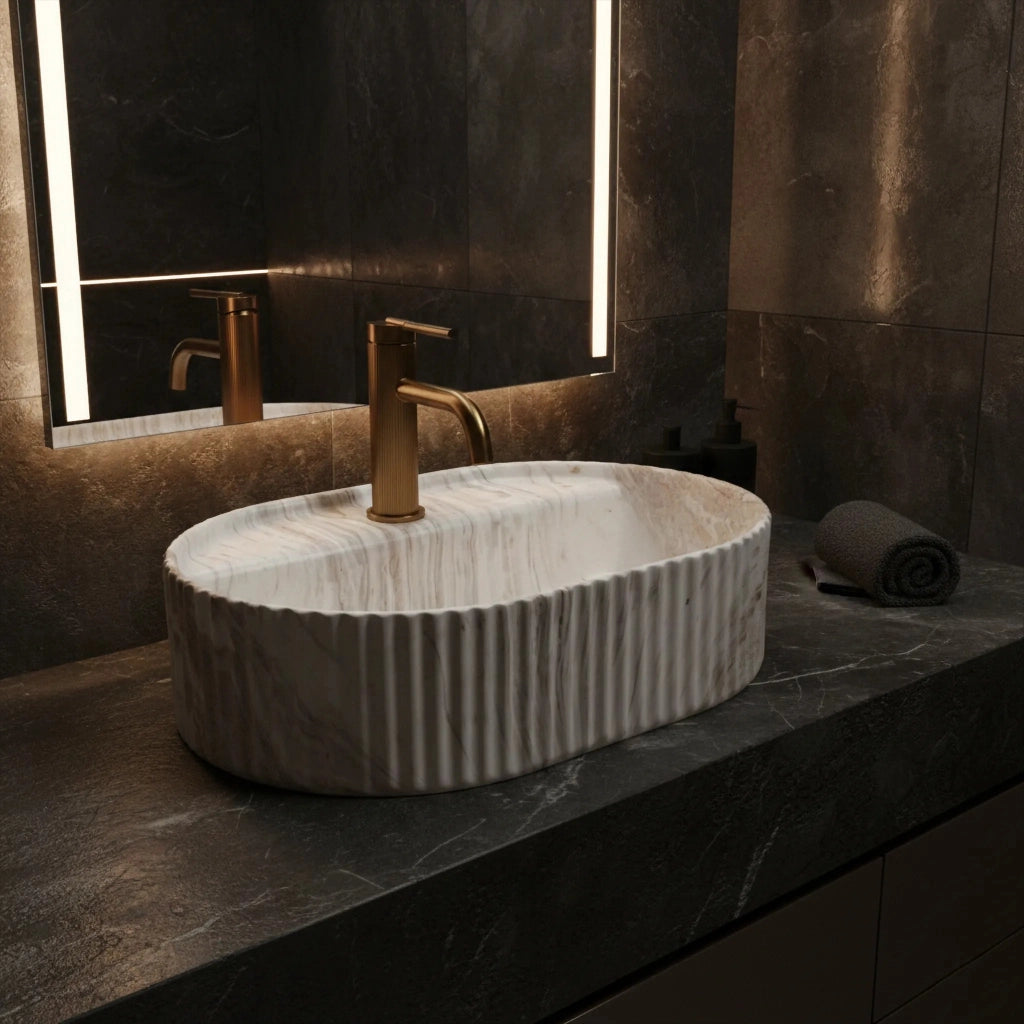 Lavabo Da Appoggio Rea Marcela 50 Kallisto