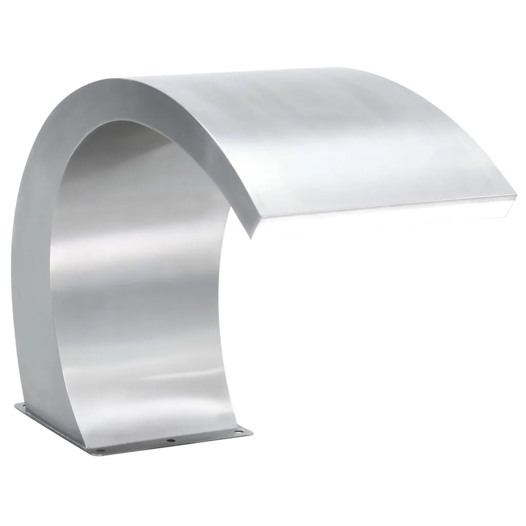 Fontana per Piscina con LED in Acciaio Inox 30x60x45 cm CFW7274144