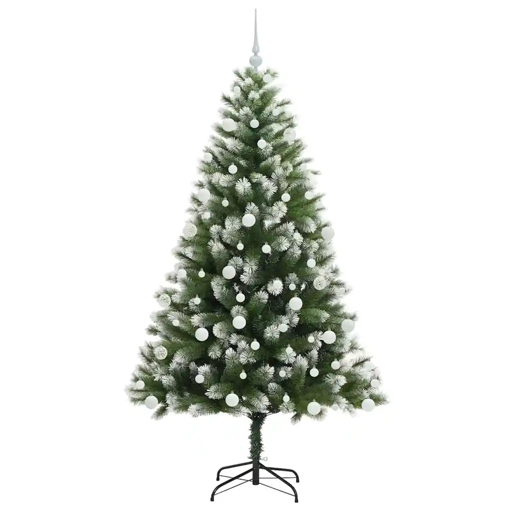 Albero di Natale | Decorazioni natalizie artificiale a cerniera con neve fioccata