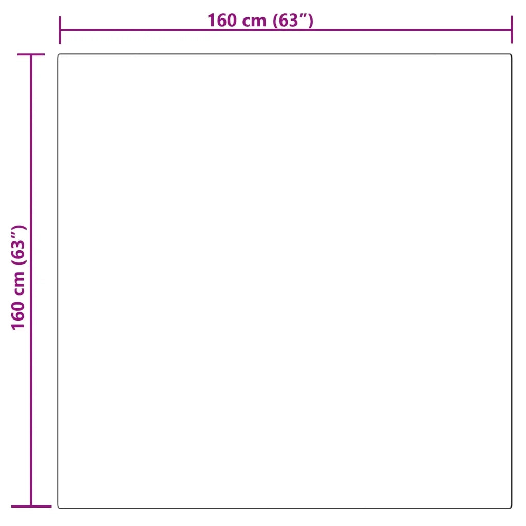 Tappeto in finta TAFALLA Grigio 160 x 160 cm Poliestere 42021532