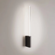 Brilliant Lampada da Parete LED 1 Luce in Alluminio Verniciato Nero, Design Cilindrico, Tecnologia Dimmerabile TRIAC, Altezza 50,7 cm, IP20