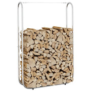 Rastrelliera per Legna 100x25x150 cm in Acciaio Zincato 4100703