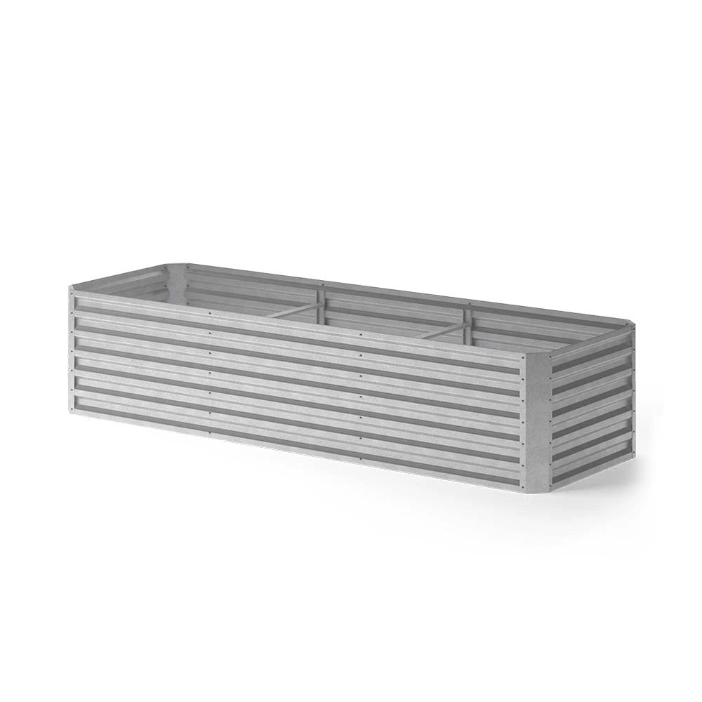 OK-Living Letto per orto rialzato Argento 270 x 90 cm