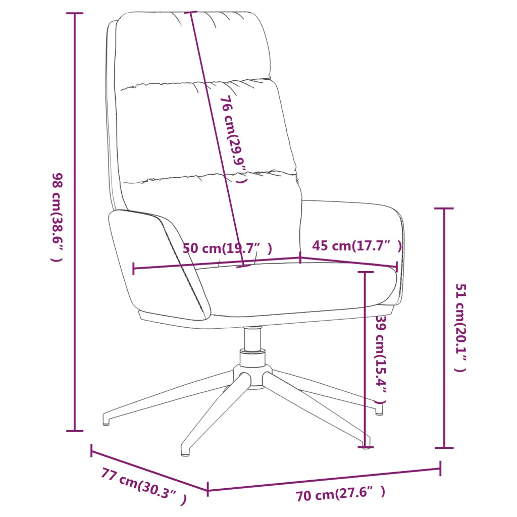 Sedia Relax Nera in Tessuto cod mxl 14994