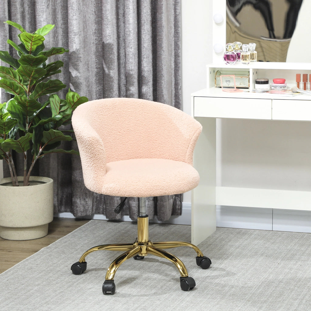Sedia da ufficio ergonomica regolabile in altezza ¨C zephmum ¨C rosa