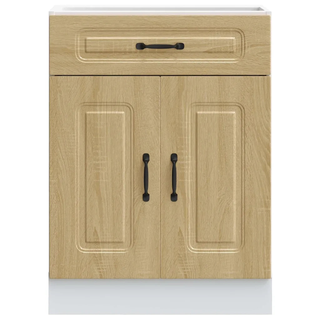 Base da Cucina Kalmar Rovere Sonoma in Legno Multistrato 853490