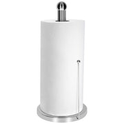 Portarotoli di carta assorbente in acciaio inox con asta laterale di sostegno Argento Cheffinger