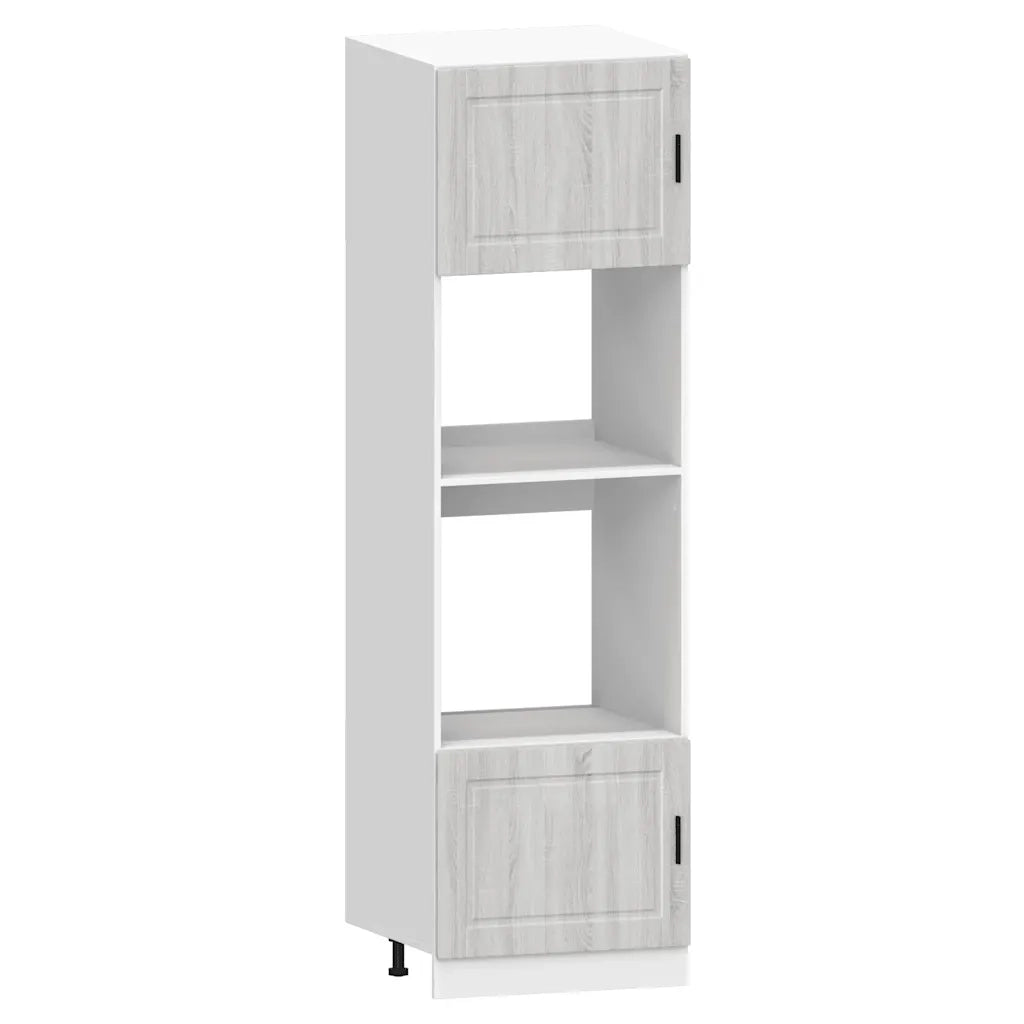 Set Mobili da Cucina 7 pz Kalmar Grigio Sonoma in Truciolato