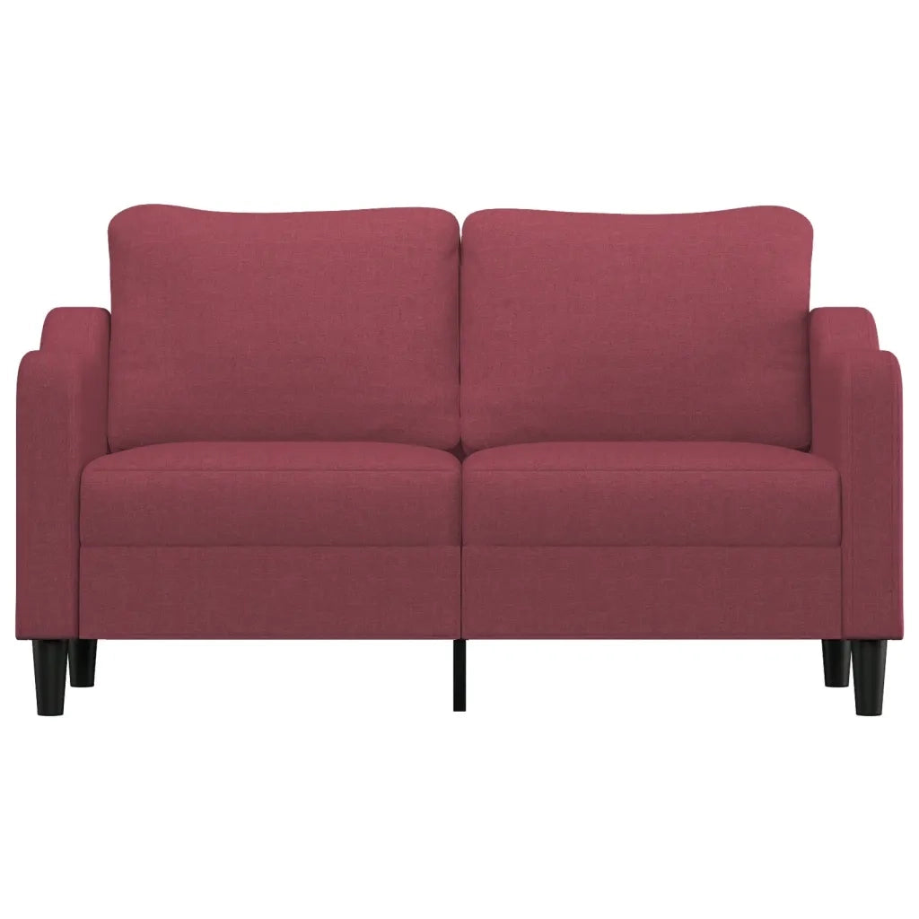 Divano a 2 Posti Rosso Vino 140 cm in Tessutocod mxl 109363