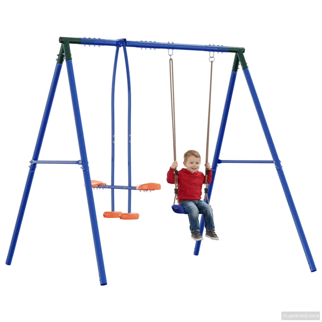 Struttura per Altalena da Esterno con Girello per fino a 3 bambini 42041288