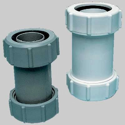RACCORDO DI GIUNZIONE IN PVC  35÷40     MADE IN ITALY