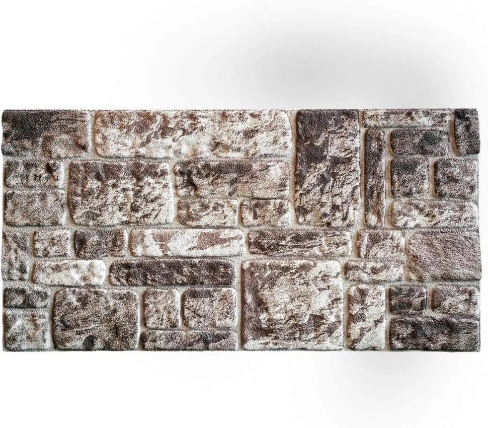 RETAIL BOX da 10 pannelli (5 MQ) - ONTARIO Stone - Pannello finta Pietra in EPS Resinato Misura 100x50 cm Spessore 2 Cm