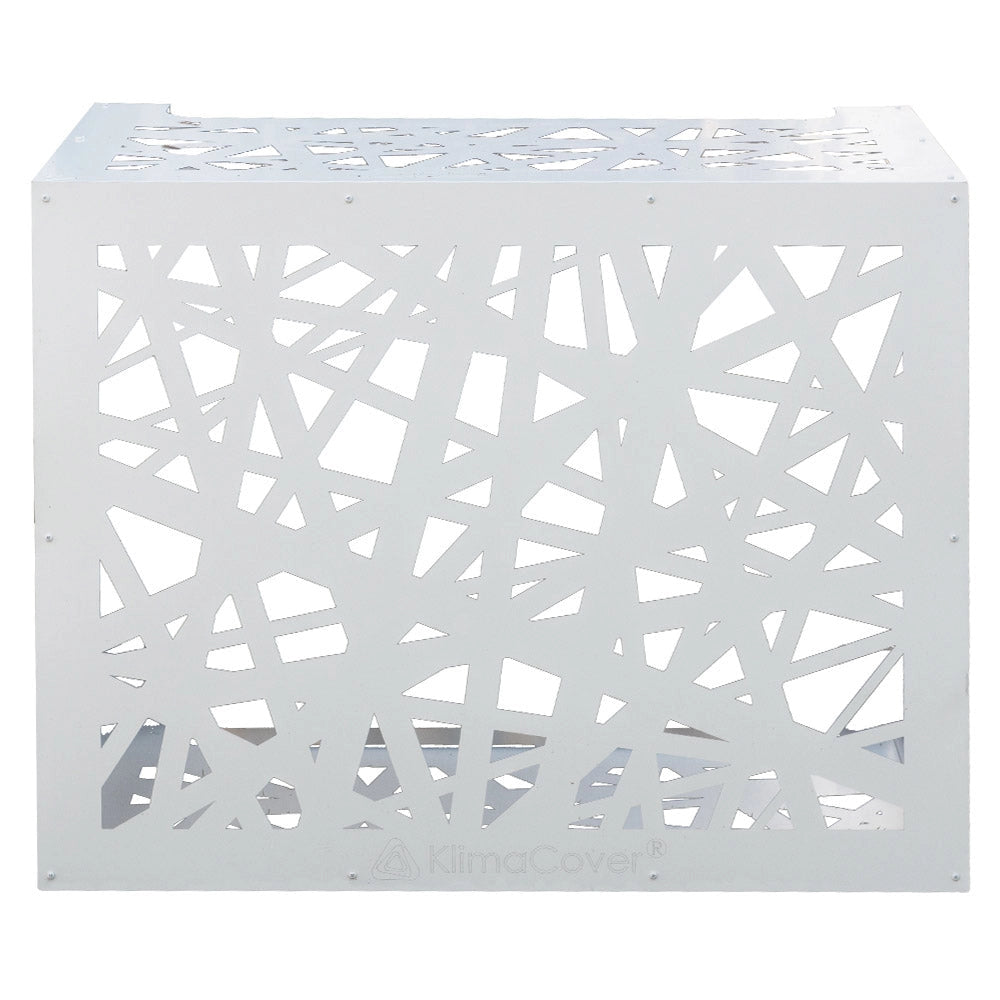 Copri Condizionatore 96x52x82 cm in Alluminio Glam L Bianco