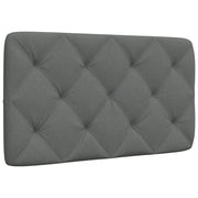 Cuscino Testiera Grigio Scuro 80 cm in Tessuto
