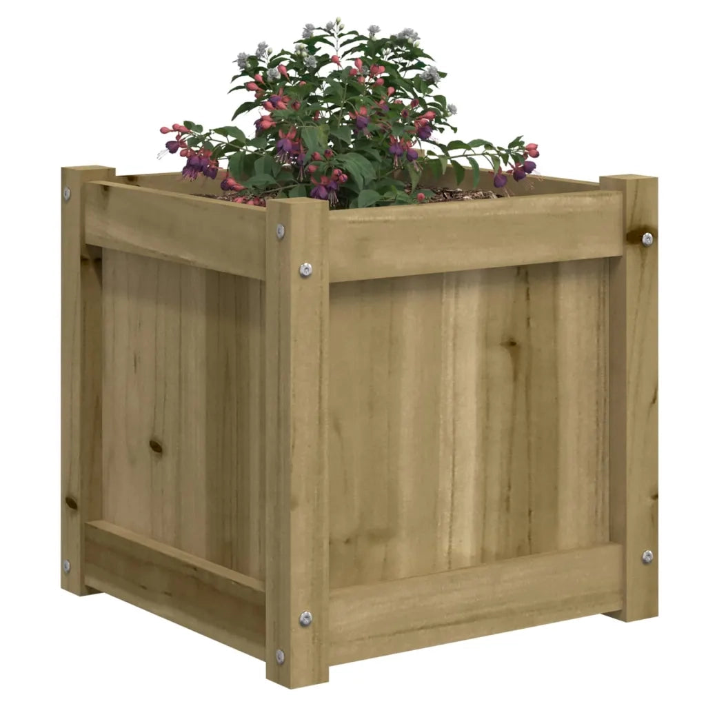 Fioriere da Giardino 2 pz in Legno di Pino Impregnato 837413