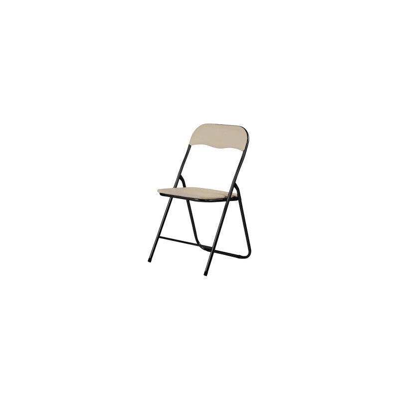SEDIA PIEGHEVOLE POLO NERO/SABBIA- 6,0 pz