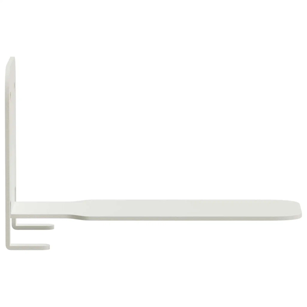 Mensola sospesa con lo scaffale 4 pcs Bianco 6 x 10,8 x 6,6 cm