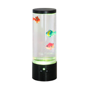 Lampada da tavolo nera decorativa pesci RGB LED Zuma Line