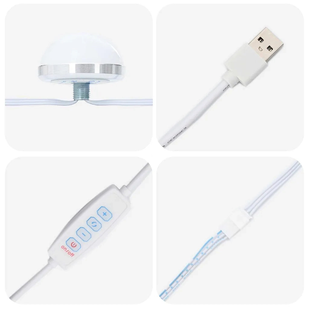 Tavolo da Trucco Bianco 79 x 41 x 135 cm Legno multistrato 865082