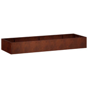 Muro di contenimento 8 pz 300 x 100 x 50 cm Acciaio Corten 3449260