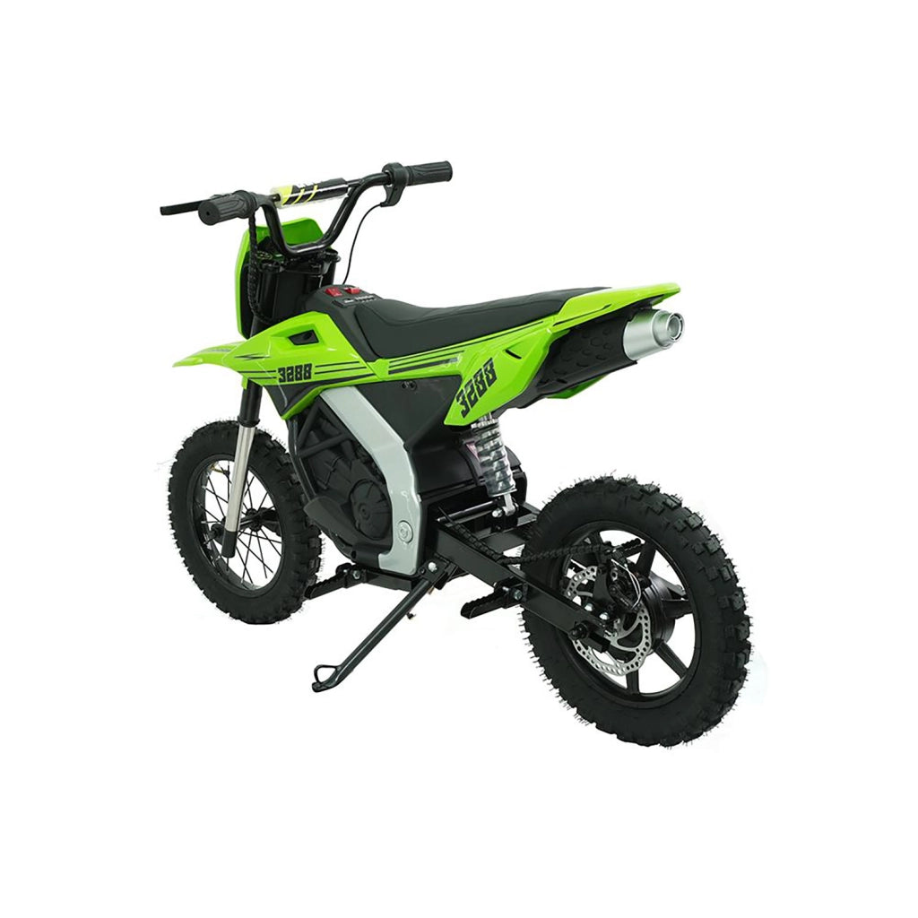 Moto Elettrica per Bambini 6 Anni+ Moto da Cross 250W 12V 25 km/h Verde