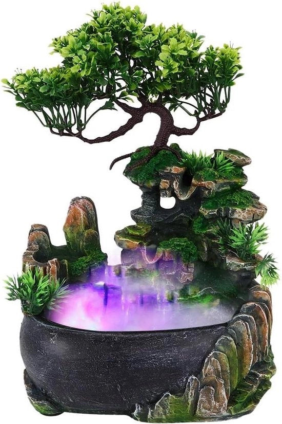 Fontana Acquatica con Illuminazione a LED - Fontana Indoor in Polihar con Pompaggio e Piante Fontana Acquatica per Camera Terrario - Fontana a Cascata con Illuminazione a LED

Modello: 
Specifica tecnica: 
Codice prodotto: