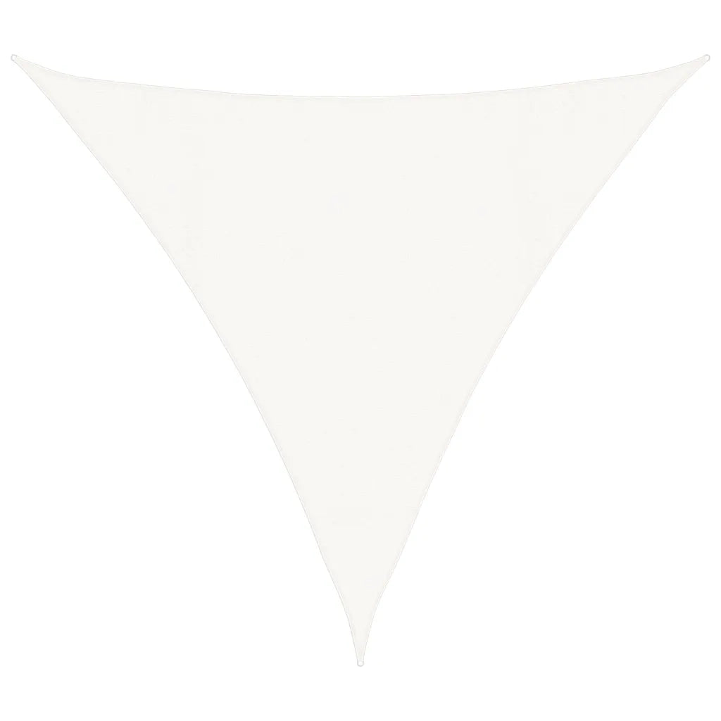 Vela Parasole-Telo Ombra-Vela Ombreggiante 160 g/m2 Bianca 4x4x4 m in HDPE