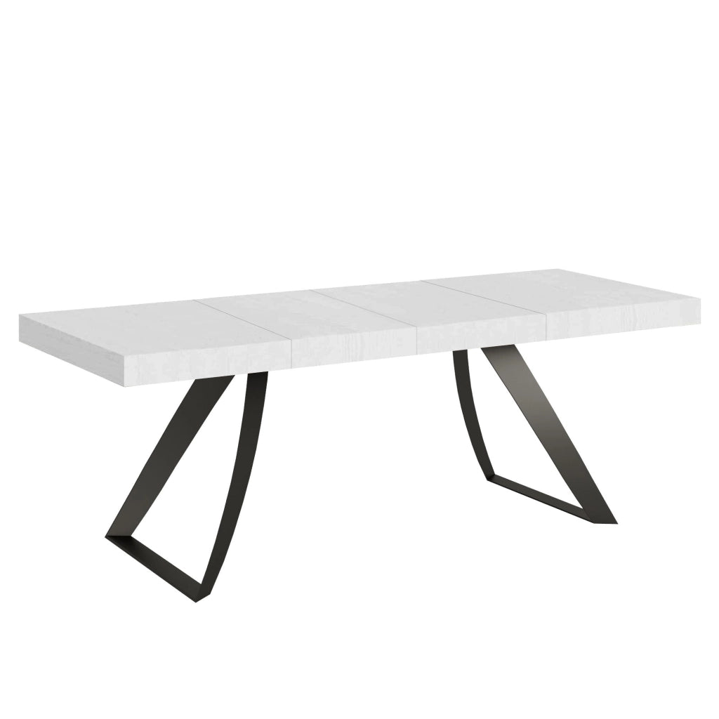 Tavolo Allungabile 160/264x90x77 cm Proxy Premium Bianco Frassino
