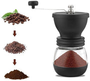 Molitore per caffè Manuale - Portatile Molitore conico a mano - Rasoio ceramico - Stile e Sostenibile - Ideale per uso domestico e campeggio