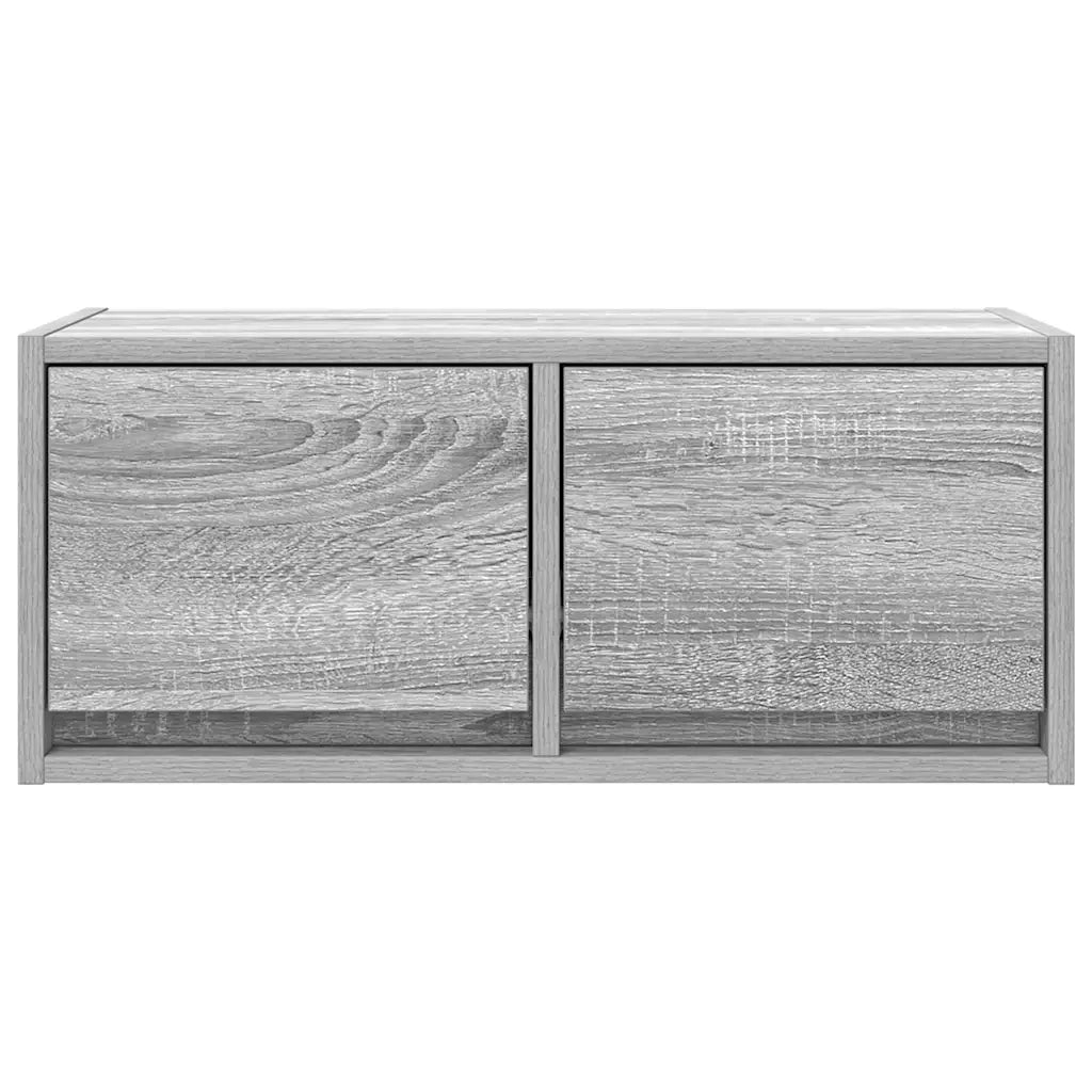 vidaXL Mobile Porta TV Grigio Sonoma 60x31x25,5 cm Legno Multistrato
