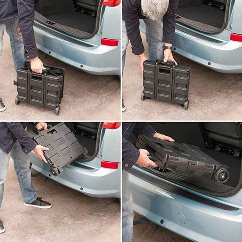 Carrello Trolley Multiuso Pieghevole Kinzo 2 Ruote Manico Per Spesa e Campeggio