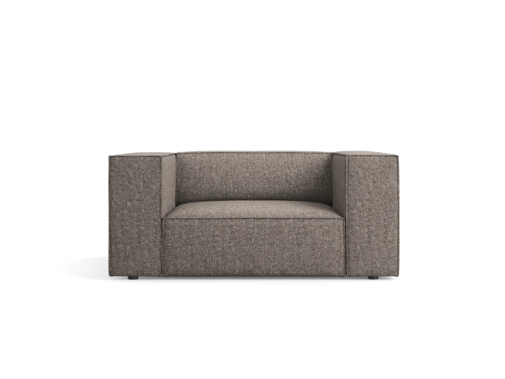 Cosmopolitan Design - Poltrona "Arendal" in ciniglia grigio 