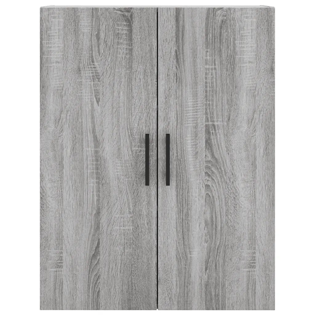 Credenza Grigio Sonoma 69,5x34x180 cm in Legno Multistrato 3198175