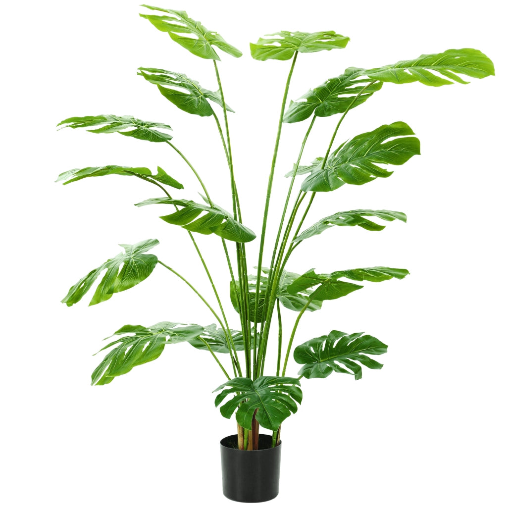 Pianta artificiale Monstera Deliciosa con vaso ¨C Minimal ¨C verde, altezza 150 cm